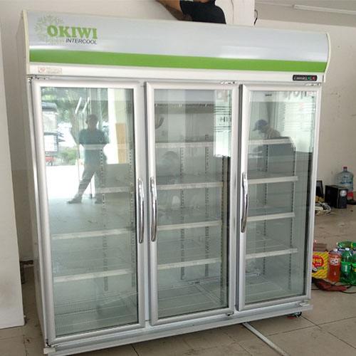 Thanh lý tủ mát 1500 lít Okiwi