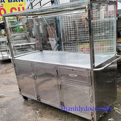 Thanh lý xe treo vịt heo inox 304